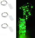 Skiennix 3 Pack Fairy Lights - Battery Operated 6.6ft 20 LED Mini String Lights | Silver Wire for Bedroom, Weddings & Parties