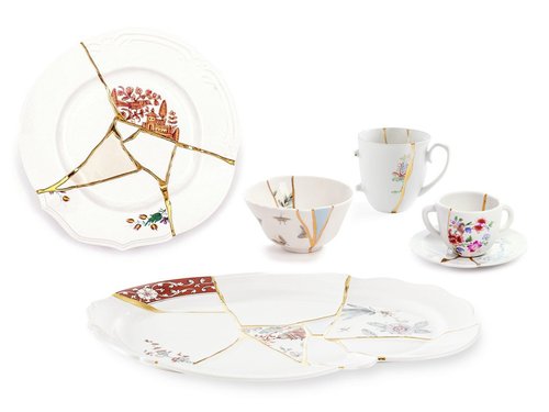 Kintsugi Coffee cup with saucer 03