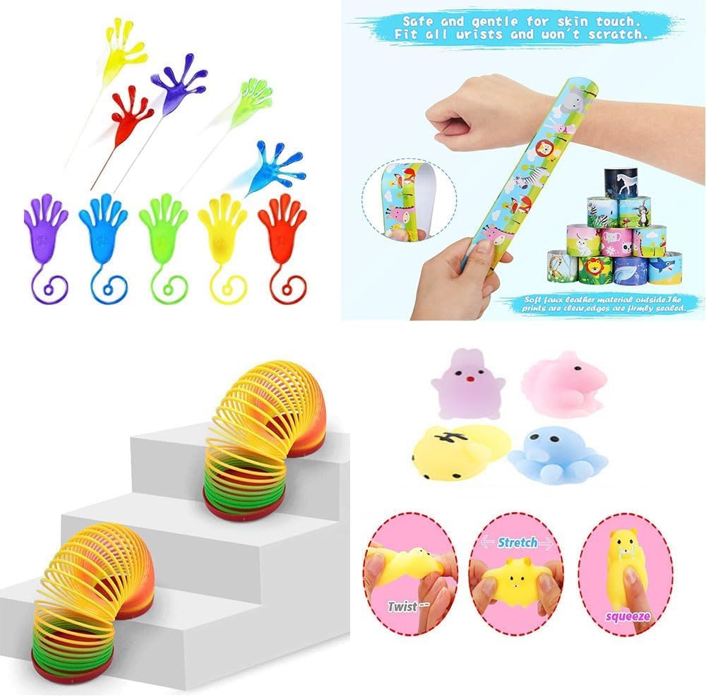 Skiennix Party Favors - 60 Pcs Treasure Box Toys for Kids | Perfect for Easter Baskets & Birthdays