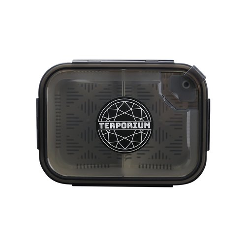 Terporium Dual Compartment Cleaning Bin | Compact, Durable, and Highly Functional with Dual Removable Baskets | The Ultimate No-Spill Cleaning Solution