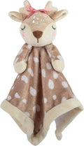 Minky Baby Essentials | Soft Plush Deer Lovey Snuggler Blanket - Gender Neutral Security Blanket for Babies & Toddlers