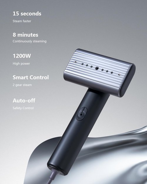 G9 Pro Handheld Clothes Steamer - Lightweight & Compact Design, Dual Steam Modes, Global Voltage (100-240V)
