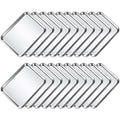 Voittozege 20-Piece Baking Sheet Set - Stainless Steel Pans, 10 x 8 x 1 Inch Oven & Dishwasher Safe