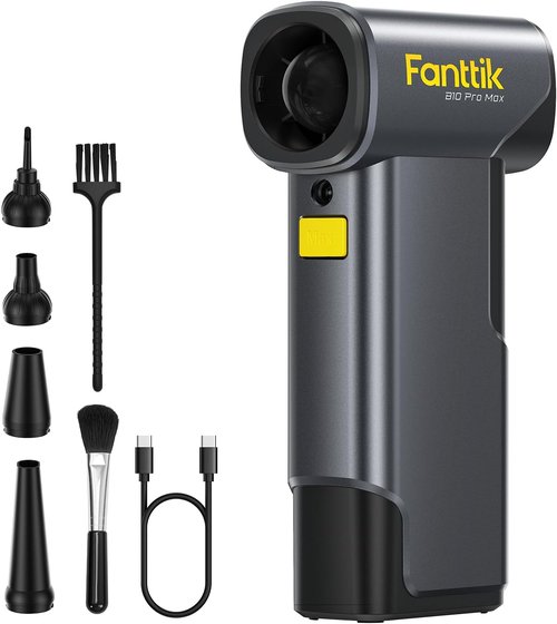 Fanttik B10 Pro Max Electric Air Duster - 130,000 RPM Brushless Motor | 6 Adjustable Gears & Rechargeable Battery