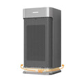 38dB Ultra-Quiet 1200W PTC Ceramic Small Space Heater, 3-Second Rapid Heating 90° Oscillating Portable Heater with Dual Safety for Bedroom Office