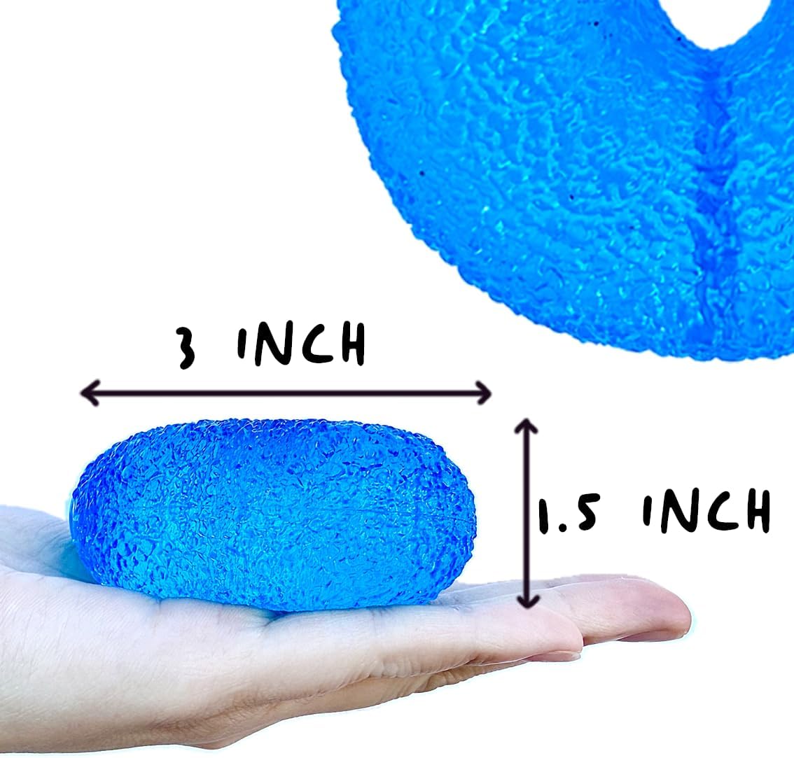Skiennix Donut Stress Ball - Cute Squishy Fidget Toy for Stress Relief - 2.75" Size