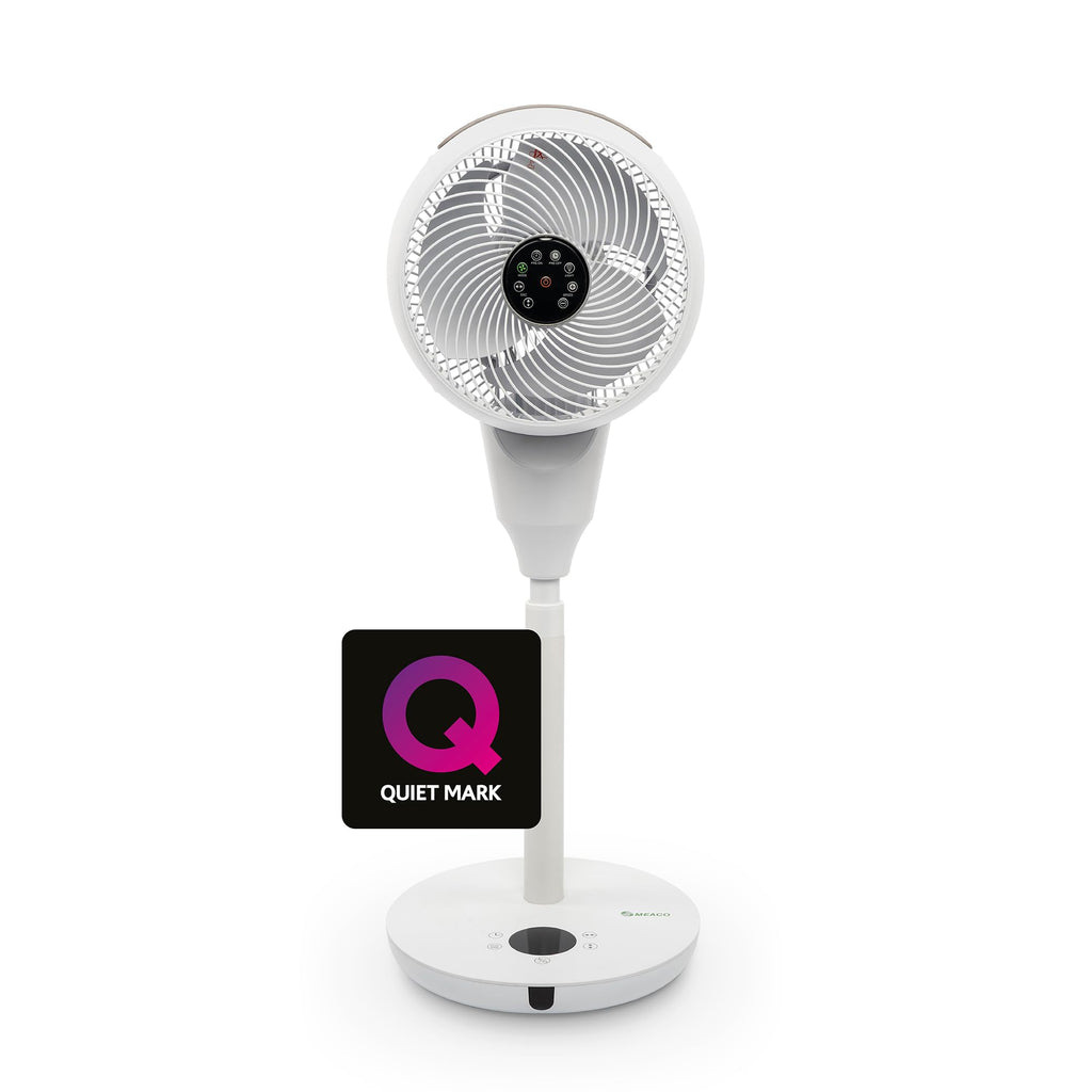Meaco MeacoFan 1056P Pedestal fan, Air Circulator Award-winning, super-quiet, energy-efficient pedestal fan for bedroom and general home use