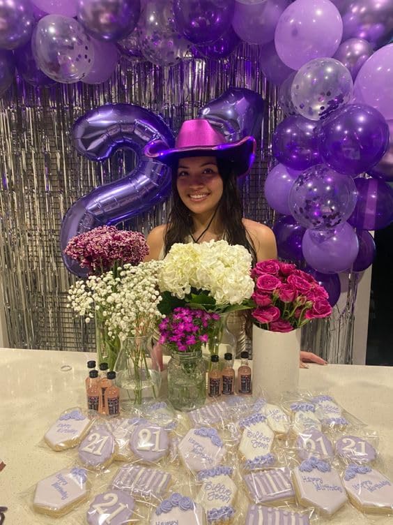 Purple Number 18 Balloon - 40 Inch 18th Birthday Decoration for Girls & Boys Party Supplies