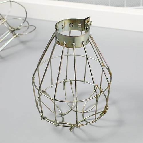 OSALADI Vintage Light Cage 6 Pack Metal Lamp Bulb Guards Hanging Pendant Shades for Home Bar Industrial Lighting Accessories 5.51X3.93X3.93 Inches