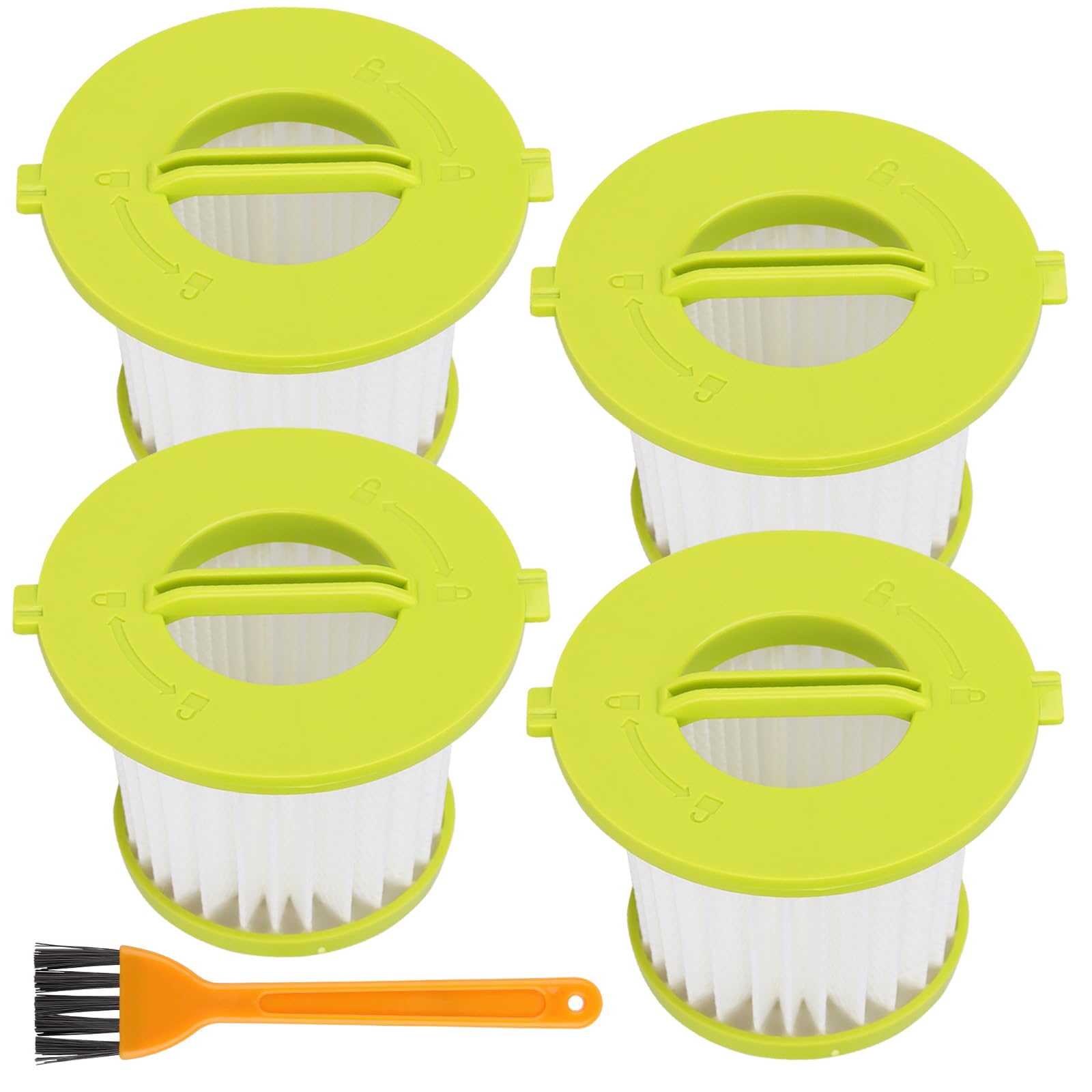 Replacement Filter Compatible with Ryobi ONE+ 18V Handheld Vacuum Models PCL700 PCL704 PCL705 Compare to Part # A32F05N A32HF00 (4 Pack)