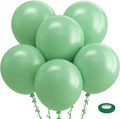Bezente 18-Inch Sage Green Balloons - 30 Pack Thick Olive Green Latex for Birthday & Bridal Shower Decor