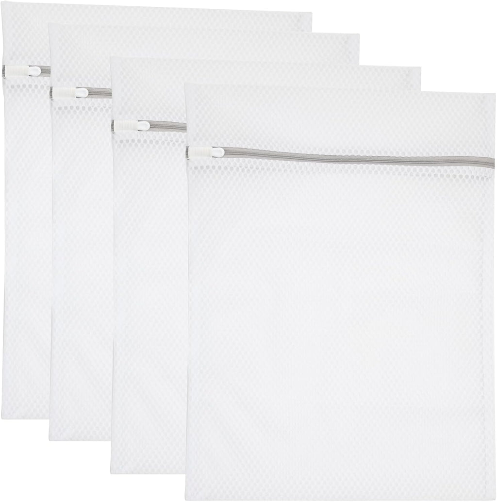 Skiennix Mesh Laundry Bags - Set of 4 Delicate Washing Bags | 12 x 16 Inches for Lingerie
