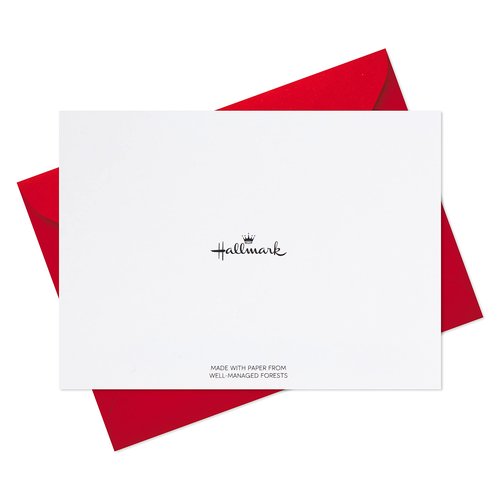 Hallmark Blank Cards, Boxed Christmas Cards Assortment (Christmas Lights & Presents, 24 Cards and Envelopes)