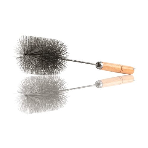 15-inch Tent Wood Burning Stove Pipe Cleaning Brush with Stainless Steel Bristles, and Chimney Cleaning Wire Brush | for All Kinds of Pipe Cleaning. (2.5IN)
