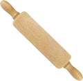 R&M International 6" Wooden Rolling Pin - 1.75" Diameter, Durable Brown Finish