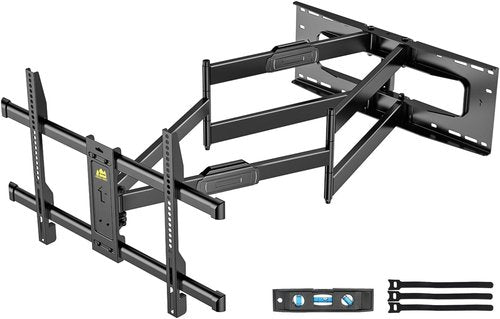 FORGING MOUNT Heavy Duty TV Wall Mount - Full Motion Dual Articulating Arms for 50-90 Inch Screens | Supports 198lbs, VESA 600x400MM