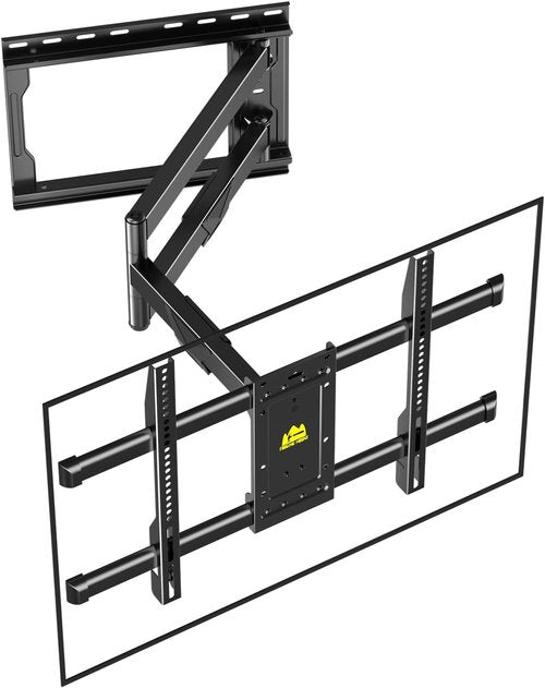 Forging Mount Corner TV Mount - Long Arm Full Motion Wall Mount for 37-75 Inch TVs | Swivel & Tilt, Max VESA 600x400mm