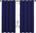 NICETOWN Blackout Curtains - All Season Thermal Insulated Grommet Drapes for Kids' Room | Royal Blue, 55 x 68 Inches