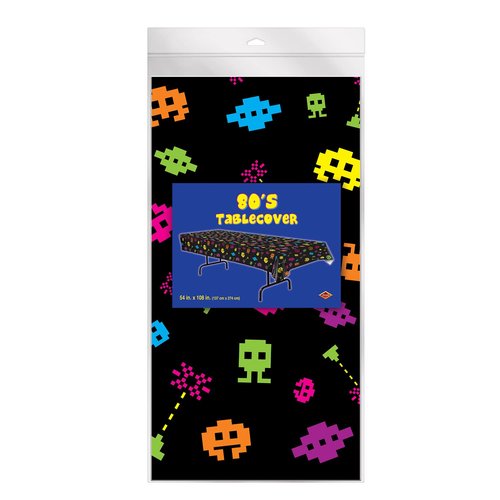 Beistle Totally 80s Plastic Tablecover