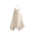 mushie Nursing Cover (Fog) | 100% Breathable Organic Cotton | Breastfeeding Privacy