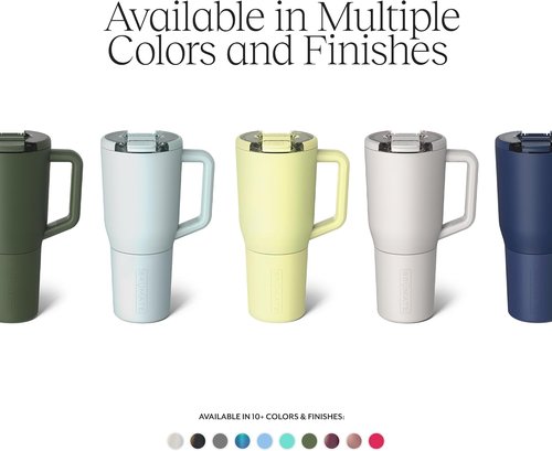 BrüMate Müv 35oz Insulated Coffee Mug - 100% Leak Proof Stainless Steel Travel Cup | Eclipse Color