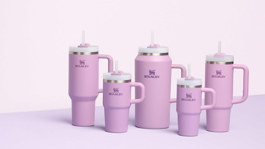 STANLEY Quencher H2.0 Tumbler - 14 oz Insulated Stainless Steel Cup with Handle & Straw | BPA-Free | Lilac