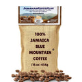 JamaicanCoffeeClub Blue Mountain Whole Bean Coffee, WB 16oz 100% Jamaican Beans, Premium Roast, Bold Smooth Taste, Freshly Packed Coffee from Jamaica, Rich Aroma Gourmet Blend