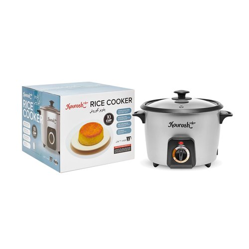 YEDI KOUROSH Automatic Persian Rice Cooker - Tahdig Rice Maker Perfect Rice Crust (10 CUP)