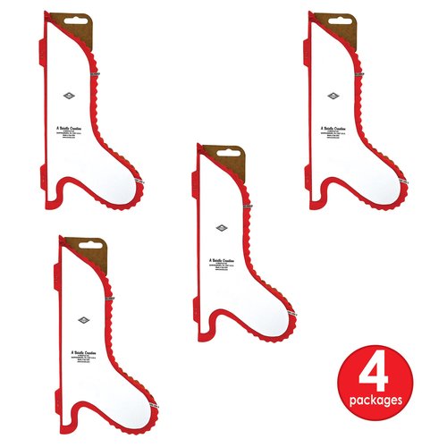 12-Inch Red and Green Tissue Bell Pack of 4