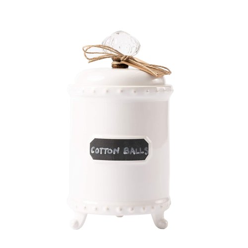 Mud Pie Circa Chalkboard Label Bath Canister Set of 2