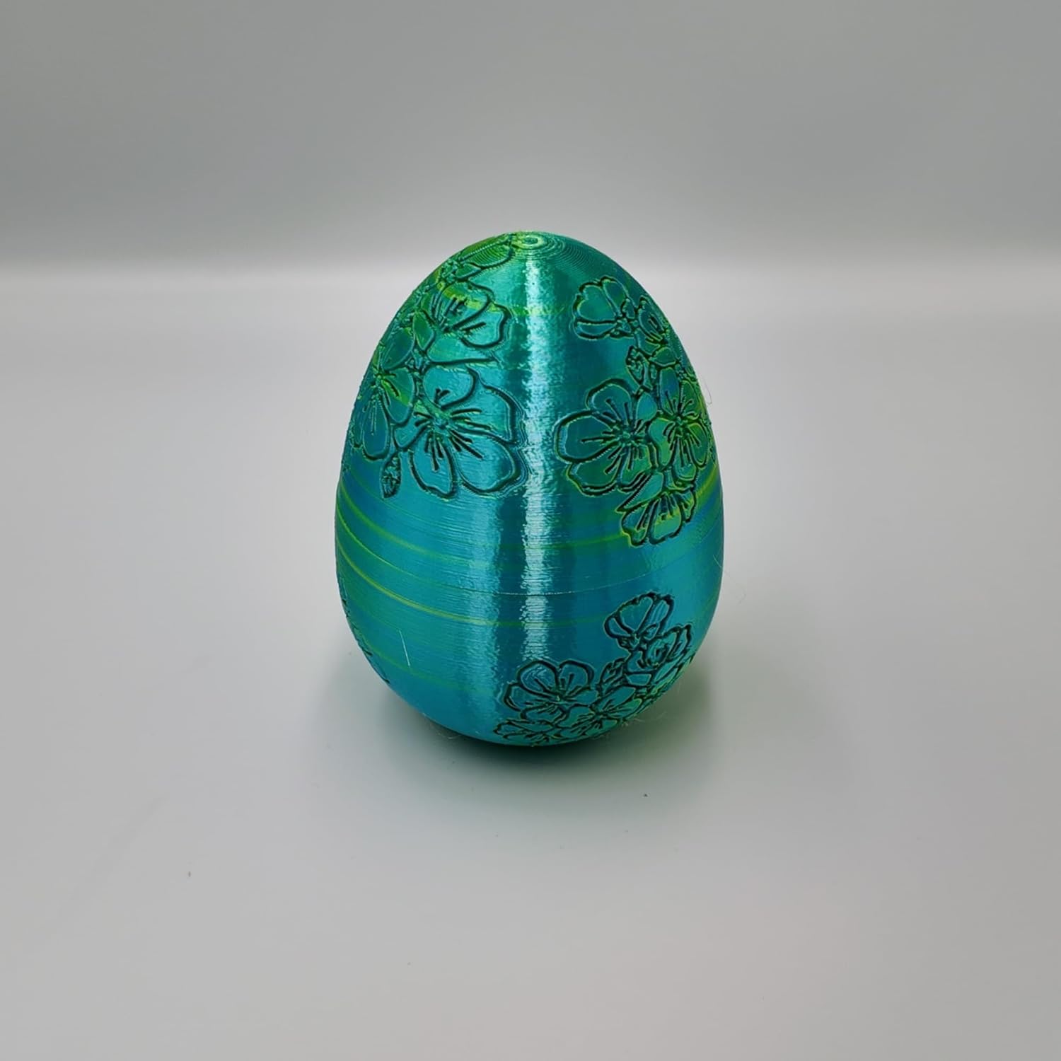 Skiennix Surprise Cherry Blossom Dragon Egg - 14" Articulating Joints | Stress Relief & Mystery Enclosure (Blue/Yellow)