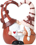 Skiennix Coffee Gnomes Decor - Charming Gnome Figurines for Your Coffee Bar Accessories