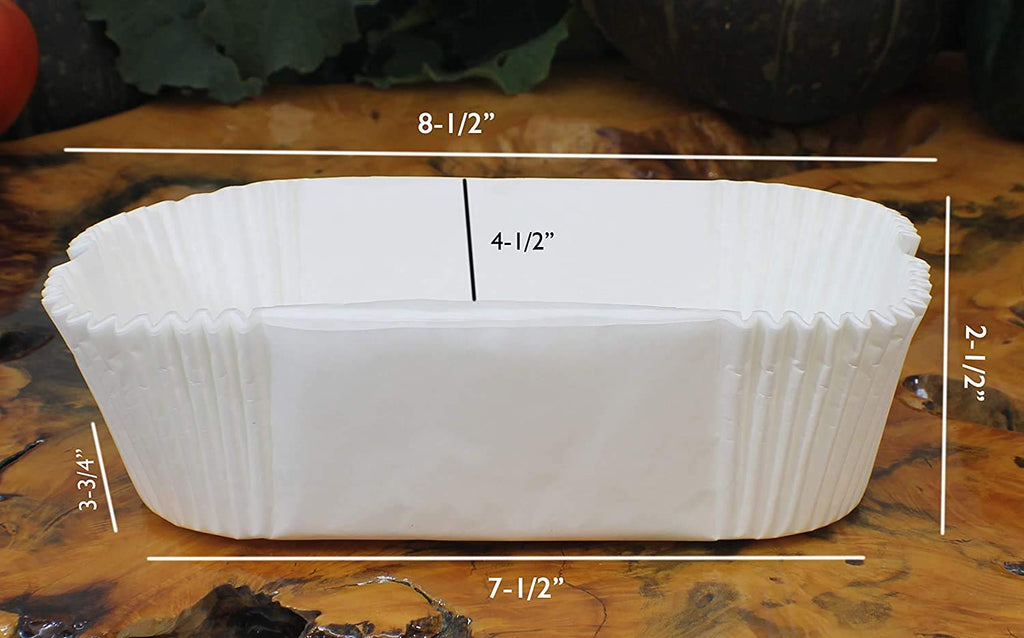 Loaf Bread Baking Liners, Disposable Paper Loaf Bread Pan Liners, Loaf Bread Tin Iiners, 24 Pieces