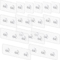 Vivinin Shower Caddy Adhesive Replacement - No Drilling Hooks for Bathroom & Kitchen | 15 Pack