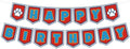 Cartoon Dog Paw Happy Birthday Banner - Adorable Decorations for Boys' 1st, 2nd, & 3rd Birthday Parties