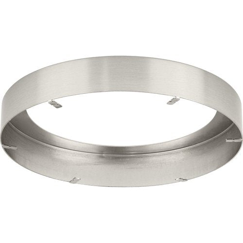 Progress Lighting 7" Edgelit Round Trim Ring Light, Everlume Collection, Indoor, P860049-009, Brushed Nickel