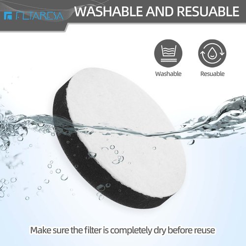 E0106 Air Speed Vacuum Filter for Eureka NEU100 NEU10AE4 NEU102 NEU10AE5 NEU10AE2 Compact Bagless Upright Vacuum Cleaner - 8 Pack Air Speed Foam Replacement Filters