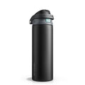 ENCOOL Leakproof Insulated Water Bottle with Straw Dual-Sip Water Bottle Bag-Safe Design for Work, Commute & Gym – Keeps Drinks Cold All Day, 24 oz, Charcoal Gray