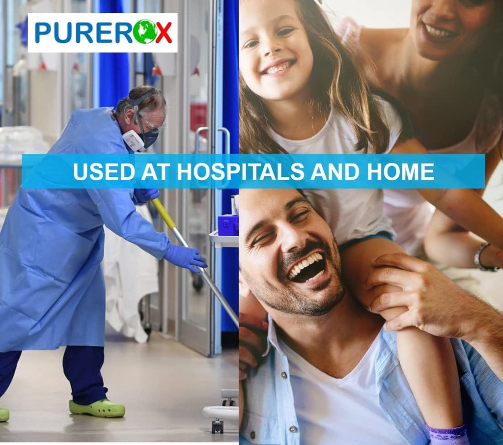 PUREROX Disinfectant Spray - TSA Approved Travel Size (3.4oz, 2-Pack) | Hospital-Grade Virus & Bacteria Eliminator