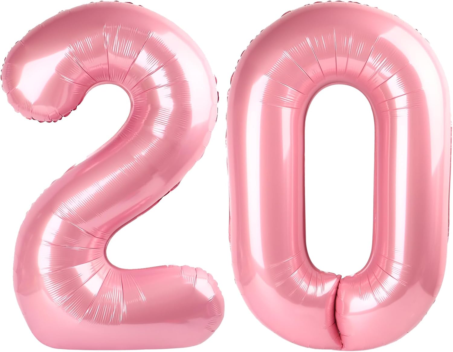 Pearl Pink 40-Inch Number Balloons by [Brand Name] - Perfect for Birthdays, Anniversaries & Proposals