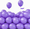 PartyWoo Purple Balloons - 100 Pcs 5-Inch Latex Balloons for Birthday & Wedding Decor