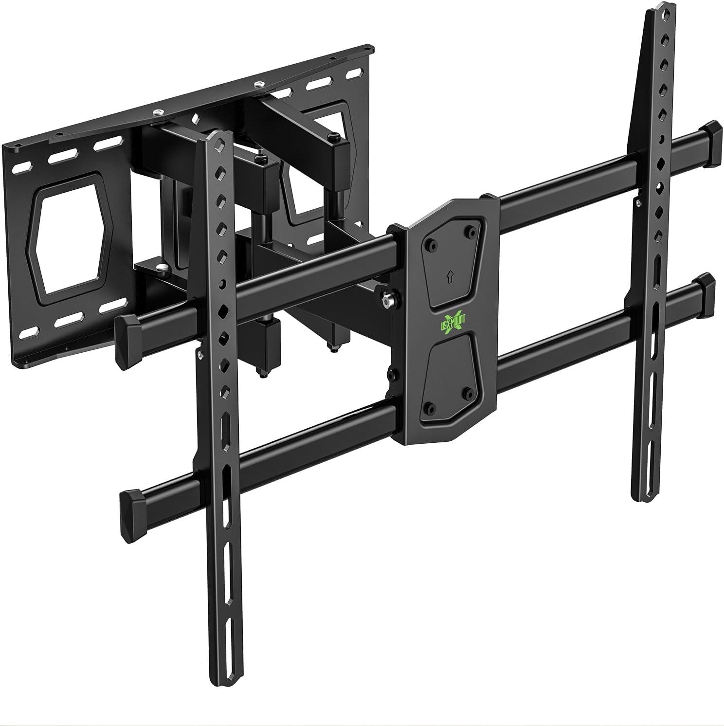 USX MOUNT Full Motion TV Wall Mount - Fits 42-82 Inch TVs Up to 120lbs | Articulating Swivel & Tilt, Max VESA 600x400mm