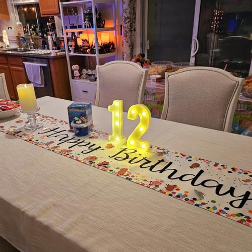 H:7.88 inches Light Up Numbers 14 Sign for Wedding Anniversary, Happy 14th Birthday Party Decorations for Girls, 14 Year Old Birthday Centerpieces Table Decorations for Boys