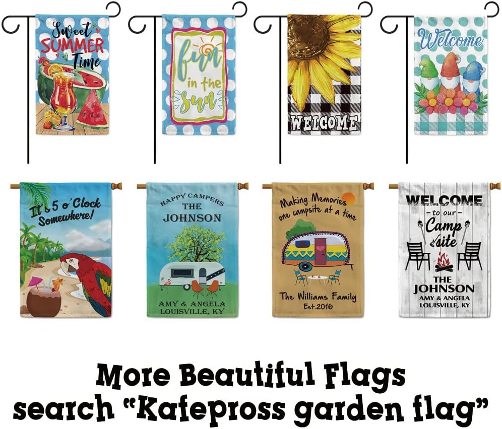 Remember Our Troops Garden Flag - USA Flag with Yellow Ribbon | Double-Sided 12.5x18 Inch Banner