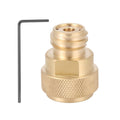 Replacements for SodaStream CO2 Tank Paintball Canister Refill Adapter C02 Conversion - Polished Brass