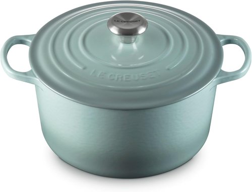 Le Creuset Enameled Cast Iron Deep Round Oven - 6.5 Qt, Sea Salt | Durable & Stylish Cookware