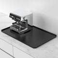 Garolue Silicone Coffee Mat,24×16" Waterproof Heat Resistant Bar Mat for Espresso Machine Station Accessories,Non Slip Dish Drying Mat for Kitchen Counter,Home Decor Essentials,Fit Under Coffee Maker