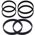 Replacement Vacuum Belt Set for Bissell ProHeat 2X Revolution Pet Pro Cleaner Models 1986,1964,2007,2007P, Compared to Parts 1611128 &1611129 & 1611130（6Pack）