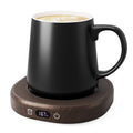 Coffee Mug Warmer & Mug Set for desk, Smart Auto Shut Off Electric Cup Warmer for Office & Home, 4-Temperature Setting Coffee Heating Mug Candle Heater Tea Beverage Warmer Plate for Men Women Birthday