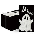 Horaldaily 100 Halloween Disposable Paper Decorative Guest Napkins, Boo Pumpkin Ghost Hand Towel for Party Lunch Dinner Kitchen Bathroom